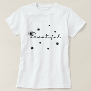 Vintage schöne Schwarze Sonnenblume Blume Blumen T-Shirt