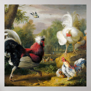 Vintage Schönheit Die Kakerlaken kämpfen Poster