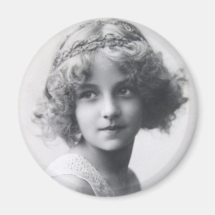 Vintage Schönheit Magnet