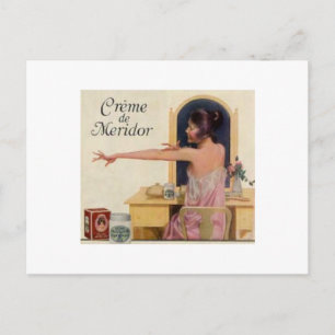Vintage-Schönheitswerbepostkarten Postkarte