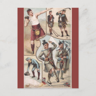 Vintage Schottland Postkarte