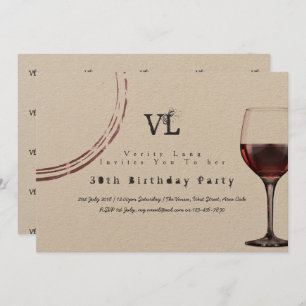 Vintage Schreibmaschine Geburtstag lädt zum 30. 40 Einladung