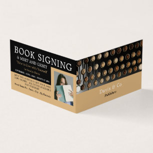 Vintage Schreibmaschine, Herausgeber, Schriftstell Visitenkarten