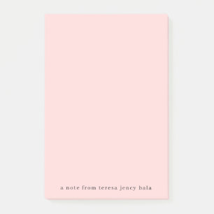 Vintage-Schreibmaschine Minimal Cream Design Post-it Klebezettel