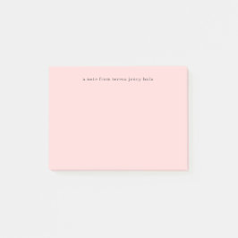 Vintage-Schreibmaschine Minimal Cream Design Post-it Klebezettel