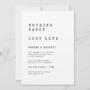 Vintage Schreibmaschine Nichts extravagant Nur Lie Einladung