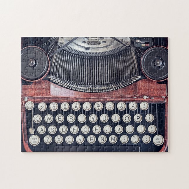 Vintage Schreibmaschine Puzzle (Horizontal)