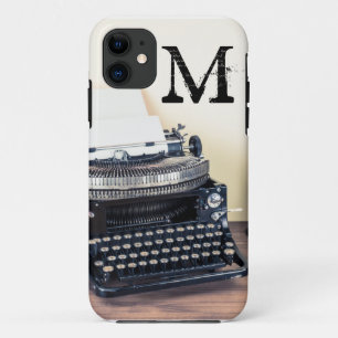 Vintage Schreibmaschine Retro Monogramm IPHONE 5 H Case-Mate iPhone Hülle