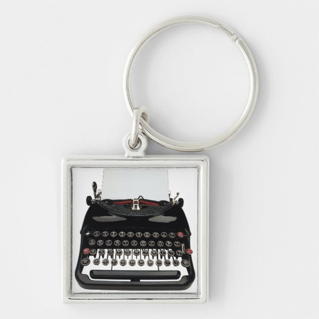 Vintage Schreibmaschine Schlüsselanhänger (Vorne)
