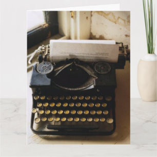 Vintage Schreibmaschine, Valentine Sie sind nur me Karte