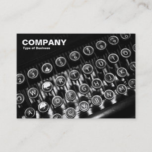 Vintage Schreibmaschine Visitenkarte