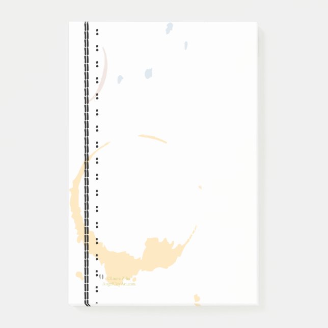 Vintage Schrift-Kaffeebecher Sticker Notizen (Vorderseite)