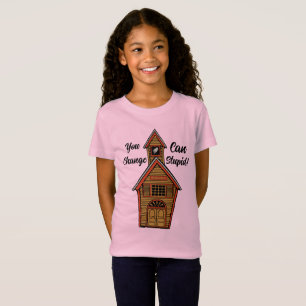 Vintage Schulhaus-Illustration – Rustikales Einkla T-Shirt