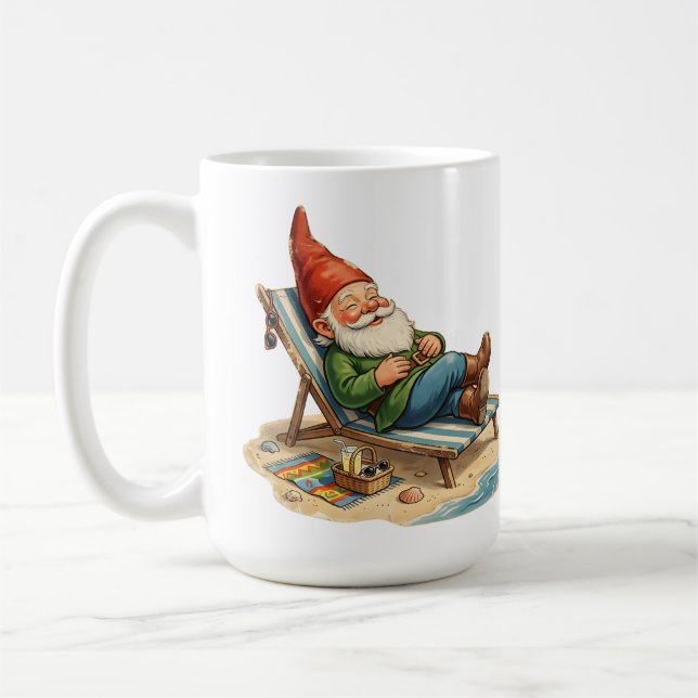 Vintage Schundbild - GARTENZWERGE 26 Kaffeetasse (Links)