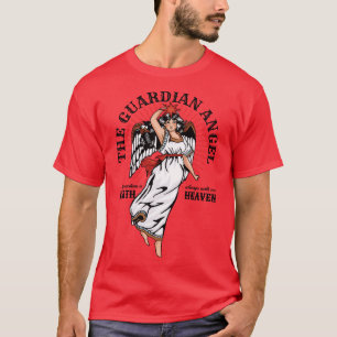 Vintage-Schutzengel Erde und Himmel T-Shirt