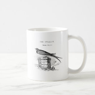 Vintage Schwalbenvogel Tasse