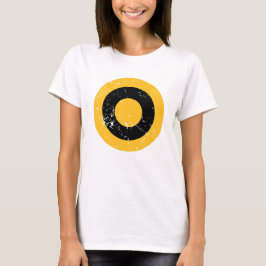 Vintage Schwarz-Amber-Roundel (Vers.2) T-Shirt