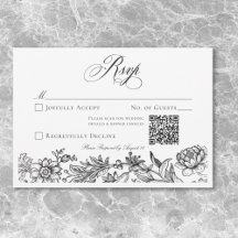 Vintage Schwarz-Weiß-Tapisserie-Hochzeit