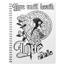 Vintage schwarze Farbtätowierung mit LIEBE