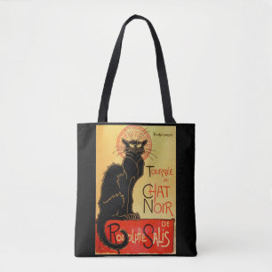 Vintage schwarze Katze Art Nouveau Le Chat Noir
