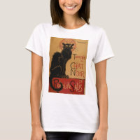 Vintage schwarze Katze Art Nouveau Le Chat Noir