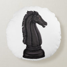 Vintage schwarze Schachfigur 