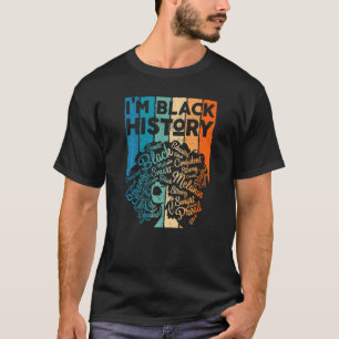 Vintage Schwarze Starke Selbstbewusste Frauen Schw T-Shirt