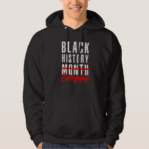 Vintage Schwarzer Geschichtsmonat Alltag Frauen Mä Hoodie