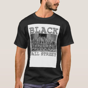 Vintage Schwarzes Geschäft Schwarz Historischer Mo T-Shirt