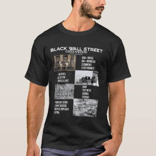 Vintage Schwarzes Geschäft Schwarzer Geschichtsmon T-Shirt