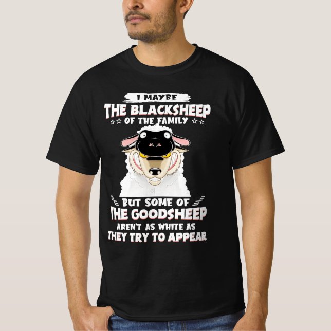 Vintage Schwarzschaf T-Shirt (Vorderseite)