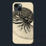 Vintage Schwarzweiss-Tritonshorn-Muschel Case-Mate iPhone Hülle<br><div class="desc">Erhalten Sie dieses einzigartige Schwarzweiss-Tritonshorn Seashellbild auf Ihrem folgenden Produkt. Dieses fantastische,  Sepiahintergrund mit einem Schwarzweiss-Tritonshorn schauen auf allem groß. Nehmen Sie den Strand mit Ihnen,  überall,  das Sie gehen.</div>