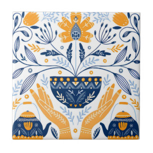 Vintage schwedische Fliesen