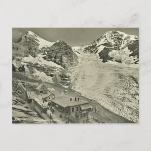 Vintage Schweiz, Jungfrau-Gletscher Postkarte