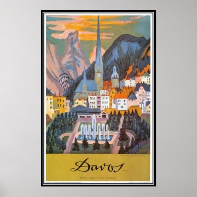 Vintage Schweiz - Poster (Vorne)