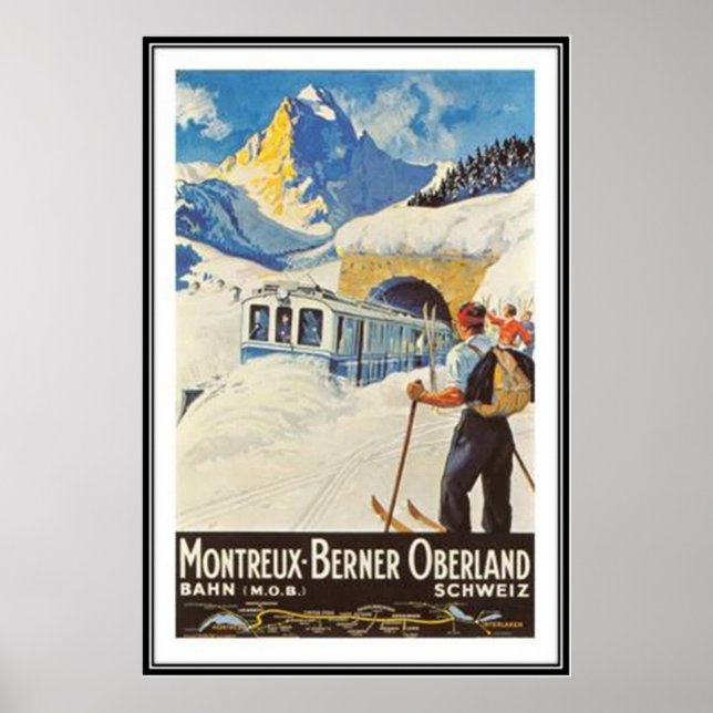 Vintage Schweiz - Poster (Vorne)