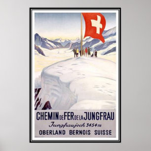 Vintage Schweiz - Poster
