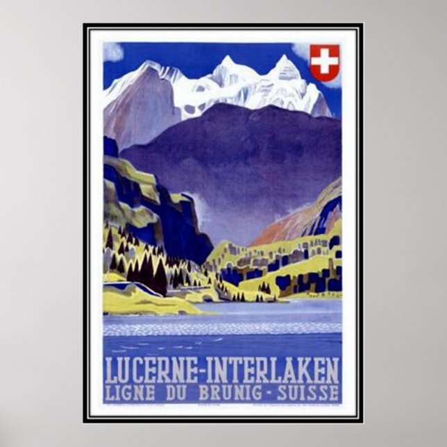 Vintage Schweiz - Poster (Vorne)