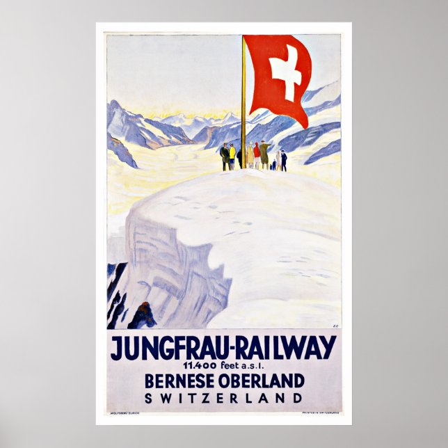 Vintage - Schweiz Tourismus Poster (Vorne)