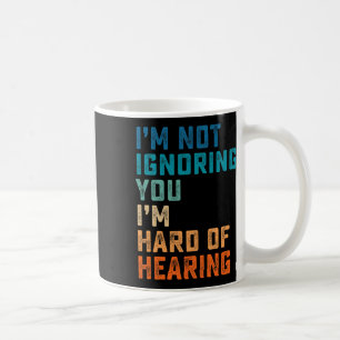 Vintage Schwerhörig Asl Gebärdensprache Gehörlos A Kaffeetasse