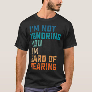 Vintage Schwerhörig Asl Gebärdensprache Gehörlos A T-Shirt