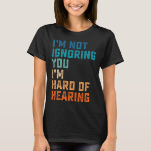 Vintage Schwerhörig ASL Gebärdensprache Gehörlos A T-Shirt