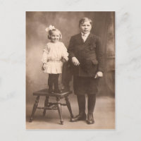 Vintage Schwester und Bruder