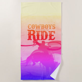 Vintage-Schwulen-Cowboy-Strandtuch Strandtuch