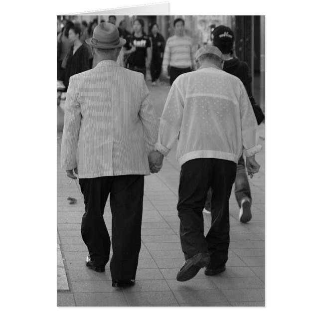 Vintage Schwulenmenschen für immer zusammen (Vorne)