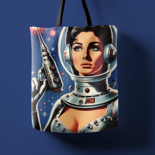 Vintage-Sci-Fi-Astronautin (Von Creator hochgeladen)