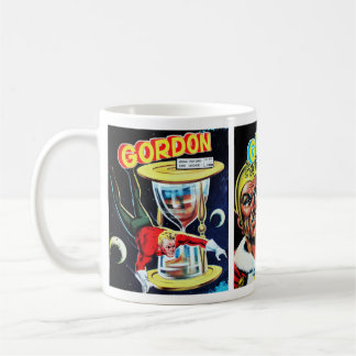 Vintage Sci-Fi-Comic-Bücher Tasse