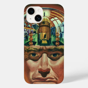 Vintage-Science-Fiction, Alienhirn im Labor Case-Mate iPhone Hülle