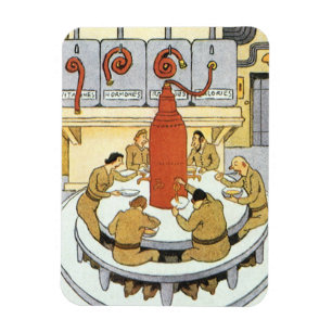 Vintage Science Fiction, Arbeitswissenschaftler es Magnet