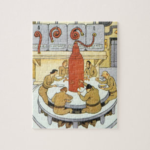 Vintage Science Fiction, Arbeitswissenschaftler es Puzzle